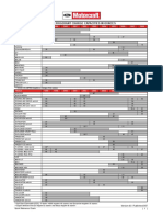 1998 - 2008 Ford Refrigerant R-134a Capacities Chart