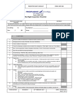 CRJ Pre - After Flight Checklist