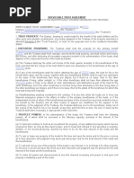 Rrevocable Trust Agreement: (For The Benefit of The Grantor'S Adult Children, Designating Two Trustees)