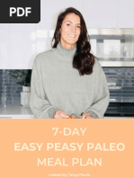 7 Day Easy Peasy Paleo Meal Plan