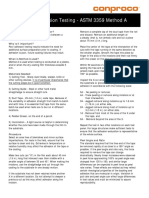 Cross Hatch Adhesion Testing - ASTM 3359 Method A