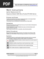 Work Instructions: Igniter Replacement Kit Capstone Model C200 Microturbine /C1000 Series Purpose and Scope