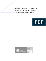 La Enseñanza Inicial de La Lectura Y La Escritura en La Unión Europea