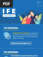 Presentación IFE UNIVERSAL