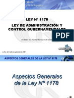 DIAPOSITIVAS LEY #1178 Clases 3er Semestre