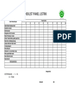 YHI-HSE-F7-016 Ceklist Panel Listrik