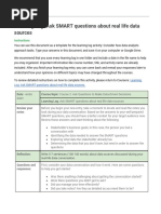 Learning Log: Ask SMART Questions About Real Life Data Sources