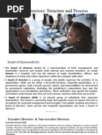 Board Directors: Structure and Process: Corporate Governance 1