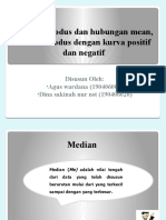 Median, Modus Dan Hubungan Mean, Median