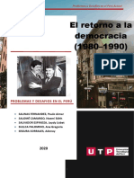 Ta10 Retorno A La Democracia 1980-1990