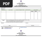 Department of Education: Individual Learning Monitoring Plan