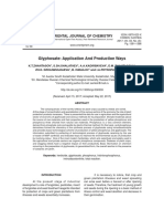 Glyphosate: Application and Production Ways: Oriental Journal of Chemistry