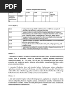 Computer Integrated Manufacturing