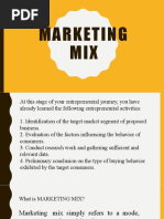 Marketing Mix