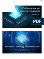 IT Infrastructure and Emerging Technologies