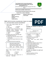 Soal Pat B.indon Kelas Vii (2021)