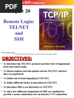 Remote Login: Telnet and SSH: TCP/IP Protocol Suite