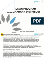 Penyusunan Program Pemeliharaan Distribusi