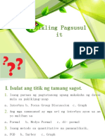 Maikling Pagsusulit Graph