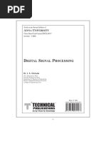 EE8591 - Digital Signal Processing (Ripped From Amazon Kindle Ebooks by Sai Seena)