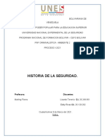 Proceso Historico de La Seguridad, Trabajo de Los Discentes Teneria Lizardo y Rivas Eddy