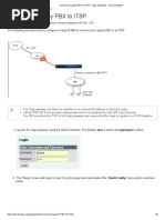 Connect A Legacy PBX To ITSP - Vega Gateways - Documentation