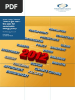 2012 Energy Trilemma Index Report