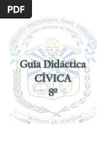 Guía Didáctica de Cívica 8º Tema Nº1