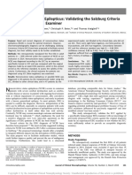 Nonconvulsive Status Epilepticus: Validating The Salzburg Criteria Against An Expert EEG Examiner