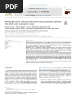 Restraint Prevalence and Perceived Coercion Among Psychiatric Inpatientsfrom South India