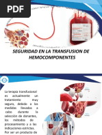 Seguridad en La Transfusion de Hemocomponentes