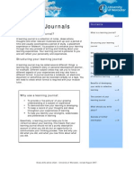 Learning Journals: What Is A Learning Journal?