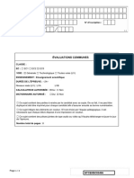 E3c Enseignement Scientifique Terminale 05465 Sujet Officiel