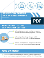 Konsep Full Costing Dan Variable Costing