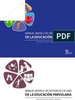 Manual Del Modelo de Gestión de Calidad de La Educación Parvularia