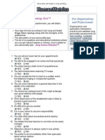 Personality Test Based On Jung and Briggs Myers Typology