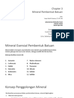 3 Mineral Pembentuk Batuan - 2021