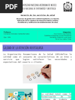 Proceso de Gestion de La Calidad Hospitalaria y Su Impacto