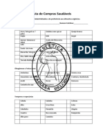 Lista de Compras Saudáveis