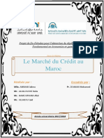 Pfe Marche Du Crédit Au Maroc