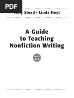 A Guide To Teaching Nonfiction Writing