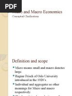 Micro and Macro Economics