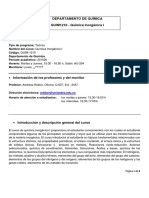 Programa Quimica Inorganica I - 201520