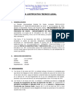 Memoria Justificativa Ampliacion de Plazo #01 Rami