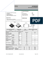 General Description Product Summary: 30V N-Channel MOSFET