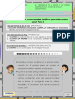 "Saberes Ancestrales y Conocimientos Científicos para Cuidar Nuestra Salud" Parte II