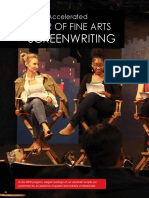 Screenwriting: Master of Fine Arts