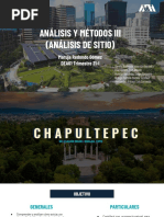 Analisis de Sitio de Lomas de Chapultepec