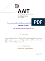 Performance Analysis and Improvement of Ethiopian Leather Footwear Factories