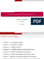 Travaux Dirigés de - Macroéconomie 4 - 4